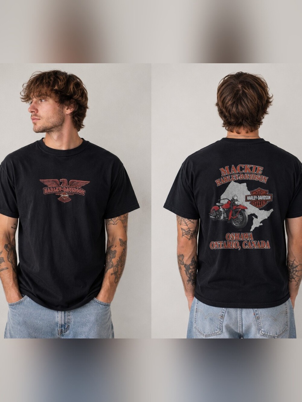 Harley-Davidson Eagle Black Graphic Tee